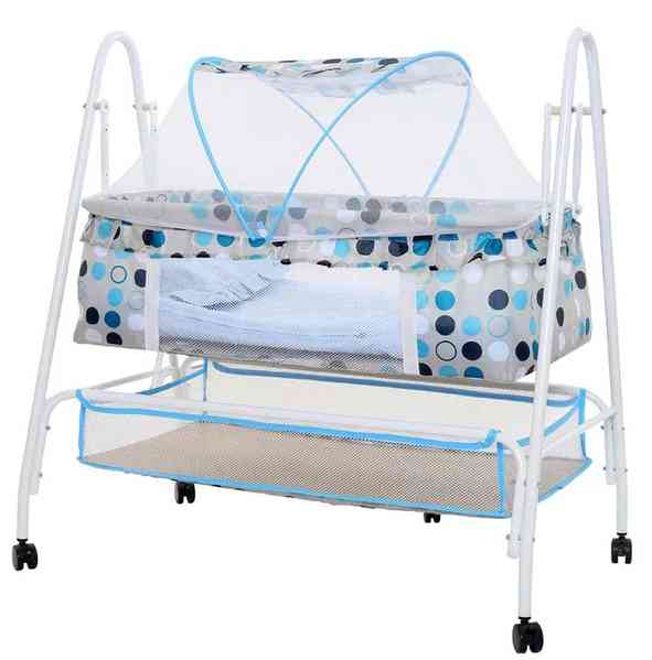 Baby Swinging Crib with Mosquito Net